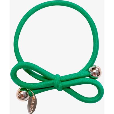 IA BON - Haargummi mit Goldperle - Grün Frauen - Haaraccessoire IA BON - Haargummi mit Goldperle - Grün Frauen - Haaraccessoire