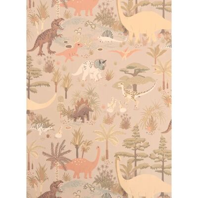 Majvillan - Dinosaur vibes - Beige - Tapete Majvillan - Dinosaur vibes - Beige - Tapete