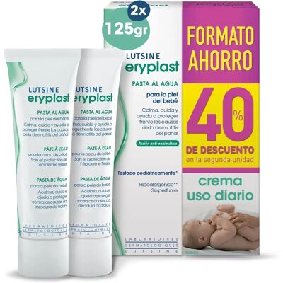 Lutsine Eryplast Pasta à Base de Água para Bebês - Creme para fraldas Lutsine Eryplast Pasta à Base de Água para Bebês - Creme para fraldas