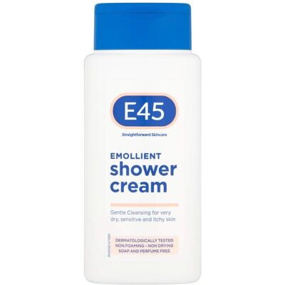 E45 Emollient Shower Cream - Sensitive Skin Care - 200ml E45 Emollient Shower Cream - Sensitive Skin Care - 200ml