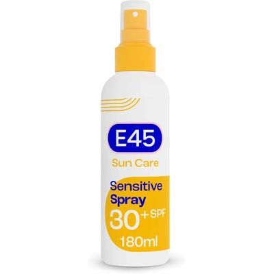 E45 - Sun Body Cream Spray - SPF30 - Sensitive skin - Hydrating - Sunscreen spray E45 - Sun Body Cream Spray - SPF30 - Sensitive skin - Hydrating - Sunscreen spray
