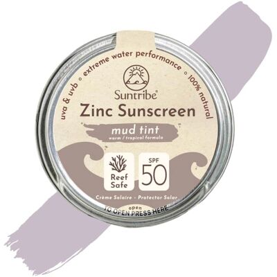 Naturalna mineralna ochrona przeciwsłoneczna twarzy i sportowa Suntribe SPF 30 - 45g Naturalna mineralna ochrona przeciwsłoneczna twarzy i sportowa Suntribe SPF 30 - 45g