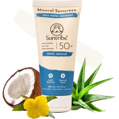 Suntribe Mineral Sonnencreme SPF 50 (100ml) Suntribe Mineral Sonnencreme SPF 50 (100ml)