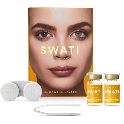 Swati Honigfarbene Monatliche Kontaktlinsen - Kontaktlinsen Swati Honigfarbene Monatliche Kontaktlinsen - Kontaktlinsen