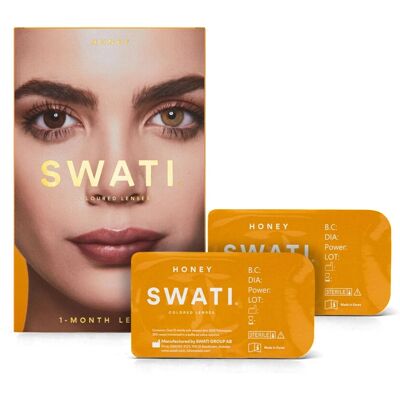 Swati Honung Månads Kontaktlinser - Färgade kontaktlinser utan recept Swati Honung Månads Kontaktlinser - Färgade kontaktlinser utan recept