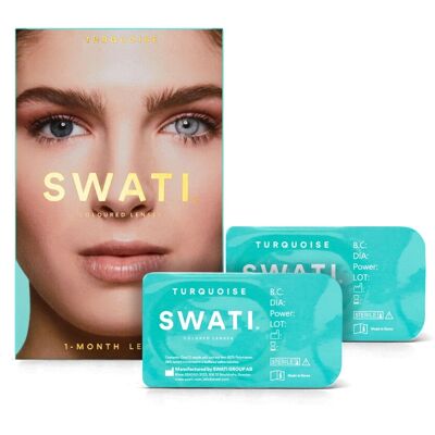 Swati Modell 7350100162898 Türkis Kontaktlinsen - Kontaktlinsen Swati Modell 7350100162898 Türkis Kontaktlinsen - Kontaktlinsen