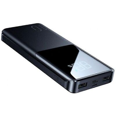 SiGN Super Charge LED Powerbank 10.000mAh - Schwarz - Powerbank SiGN Super Charge LED Powerbank 10.000mAh - Schwarz - Powerbank