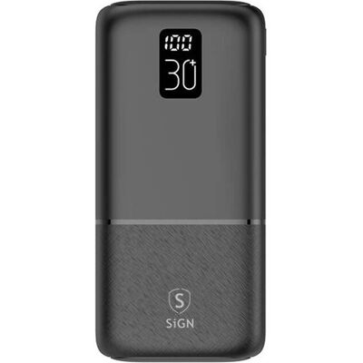 SiGN Powerbank 30.000mAh Dual Output - Powerbank SiGN Powerbank 30.000mAh Dual Output - Powerbank