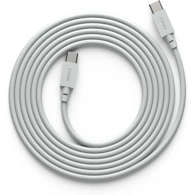 Câble Avolt 1 USB-C à USB-C de 2m - Câble Type-C à Type-C - Charge rapide - Publicité Câble Avolt 1 USB-C à USB-C de 2m - Câble Type-C à Type-C - Charge rapide - Publicité