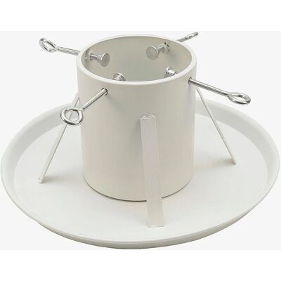 Benson Deluxe Juletræsstander - Hvid - Metal - 150-350cm Benson Deluxe Juletræsstander - Hvid - Metal - 150-350cm