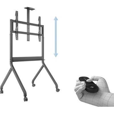 Multibrackets 7418 Support TV 2.54 m (100") Noir - Support TV - Publicité Multibrackets 7418 Support TV 2.54 m (100") Noir - Support TV - Publicité