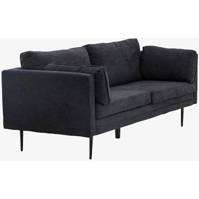 Venture Home - Sofa Boom - Sort 3-personers Venture Home - Sofa Boom - Sort 3-personers