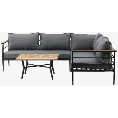 Venture Home Mexiko Schwarzes Sofa-Set - Modernes Außenmöbel Venture Home Mexiko Schwarzes Sofa-Set - Modernes Außenmöbel