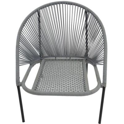 Venture Home Lindos Loungestuhl - 2er-Set, Grau Venture Home Lindos Loungestuhl - 2er-Set, Grau