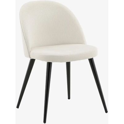 Venture Off White Velour Spisestol - Spisestol Venture Off White Velour Spisestol - Spisestol