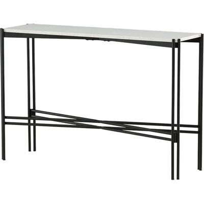 Venture Home Razzia Side Table - Hvid Terrazzo/Svart Metal Venture Home Razzia Side Table - Hvid Terrazzo/Svart Metal