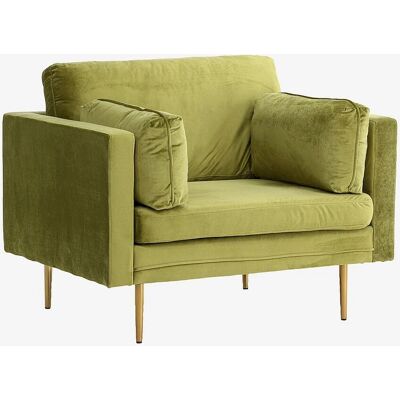 Venture Home - Boel - Grüner Samtarmchair - Wohnzimmermöbel Venture Home - Boel - Grüner Samtarmchair - Wohnzimmermöbel