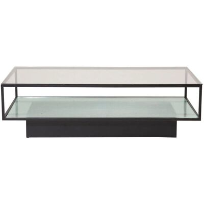 Venture Design Maglehem Couchtisch - Glas & Metall, 130x60 Venture Design Maglehem Couchtisch - Glas & Metall, 130x60