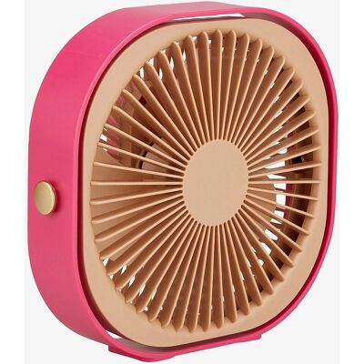 Printworks Cerise Genopladelig Bordventilator - 20x20x6.6cm Printworks Cerise Genopladelig Bordventilator - 20x20x6.6cm