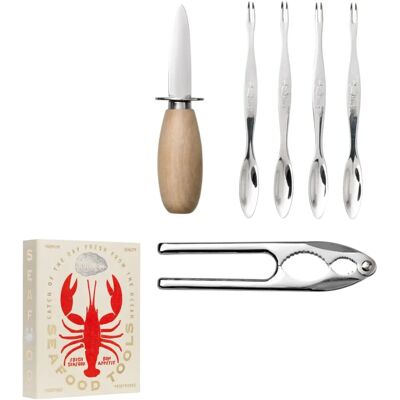 Printworks Oyster & Seafood Tools - Seafood Tools Set Printworks Oyster & Seafood Tools - Seafood Tools Set