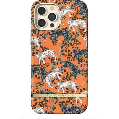 Richmond & Finch Leopard iPhone 12 Pro Max Case - Anti-scratch, Black & Orange Richmond & Finch Leopard iPhone 12 Pro Max Case - Anti-scratch, Black & Orange