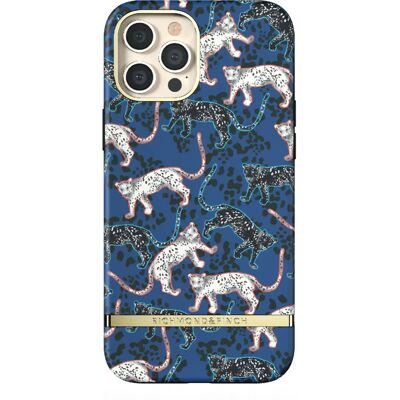 Coque Leopard Bleue Richmond & Finch pour iPhone 12 Pro Max - Publicité Coque Leopard Bleue Richmond & Finch pour iPhone 12 Pro Max - Publicité