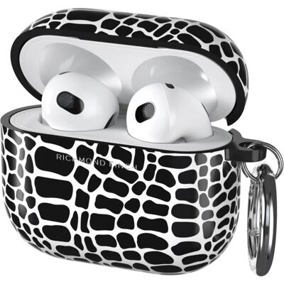 Richmond & Finch Airpods 3 - Krokotiilimalli, musta Richmond & Finch Airpods 3 - Krokotiilimalli, musta