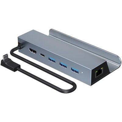 NÖRDIC USB-C 1–6 Docking Station - Steam Deck NÖRDIC USB-C 1–6 Docking Station - Steam Deck