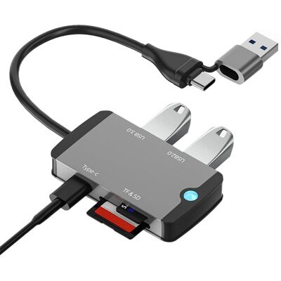NÖRDIC - 1 to 5 - 1xSD - 2xUSB-A - Docking Station NÖRDIC - 1 to 5 - 1xSD - 2xUSB-A - Docking Station