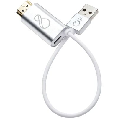 Adaptateur USB-C vers HDMI Ochno - 4K60Hz, Blanc - Graphiques USB Adaptateur USB-C vers HDMI Ochno - 4K60Hz, Blanc - Graphiques USB