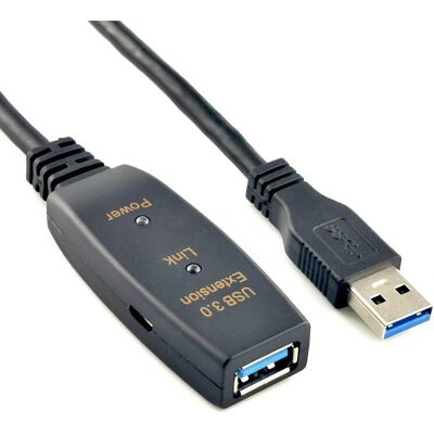 NÖRDIC - Aktiivinen USB3.1 jatkojohto 15m - USB-kaapeli NÖRDIC - Aktiivinen USB3.1 jatkojohto 15m - USB-kaapeli