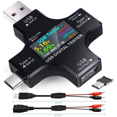 Nördic USB Digitaalinen Testeri - Virran Mittaaminen Nördic USB Digitaalinen Testeri - Virran Mittaaminen