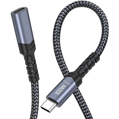 NÖRDIC - USBC-N1156 - 1m - USB-C Gen2 - Kaapeli NÖRDIC - USBC-N1156 - 1m - USB-C Gen2 - Kaapeli