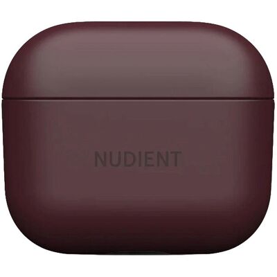 Nudient AirPods 3 Sangria Red Cover - Cover til AirPods Nudient AirPods 3 Sangria Red Cover - Cover til AirPods