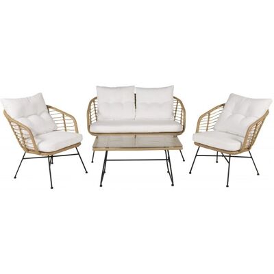 Venture Home - Viga Lounge-Set - Schwarz - Gartenmöbel - Modernes Design Venture Home - Viga Lounge-Set - Schwarz - Gartenmöbel - Modernes Design