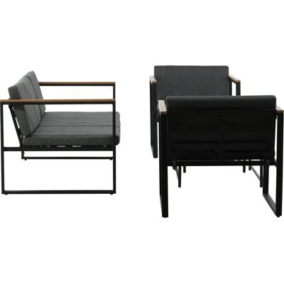 Venture Home Dakar Loungeset - Stahl, Modernes Skandinavisches Design Venture Home Dakar Loungeset - Stahl, Modernes Skandinavisches Design