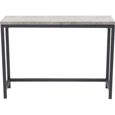 Venture Home Rise Konsole aus Stahl und MDF - 110x30cm - Schwarz/Grau Venture Home Rise Konsole aus Stahl und MDF - 110x30cm - Schwarz/Grau