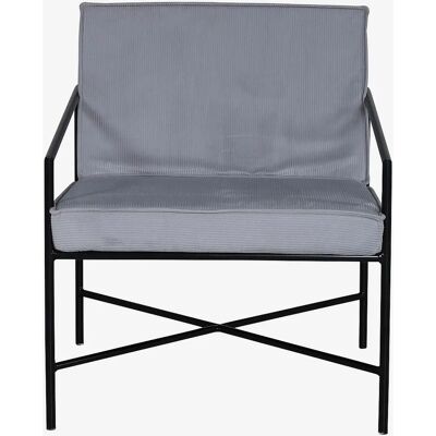 Venture Home Rakel Grau Sessel - Skandinavischer Minimalismus Venture Home Rakel Grau Sessel - Skandinavischer Minimalismus