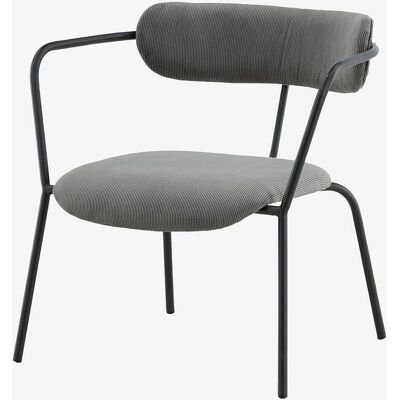 Venture Home Duffy Graues Sessel - Bequemer Lounge-Stuhl Venture Home Duffy Graues Sessel - Bequemer Lounge-Stuhl