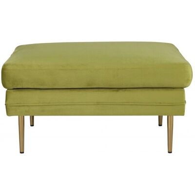 Venture Home Rahi Grüner Samt-Pouf - Fußhocker & Puffer - Nordisches Design Venture Home Rahi Grüner Samt-Pouf - Fußhocker & Puffer - Nordisches Design
