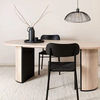 Venture Design Hvidbørstet eg oval spisebord - Venture Design Venture Design Hvidbørstet eg oval spisebord - Venture Design