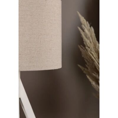 Venture Home Kona Tischlampe - Stoff, Beige/Weiß - Tischlampe Venture Home Kona Tischlampe - Stoff, Beige/Weiß - Tischlampe