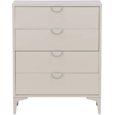 Venture Home - Kommod - Beige - 4 Lådor - Modern Möbel Venture Home - Kommod - Beige - 4 Lådor - Modern Möbel