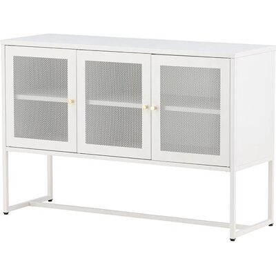 Venture Home Malla Vit Industriell Skåp - 120x80x40 cm Venture Home Malla Vit Industriell Skåp - 120x80x40 cm