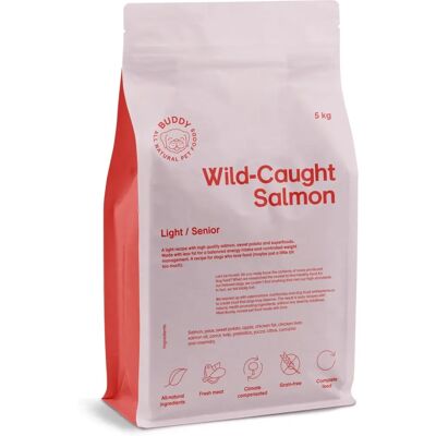 Buddy Pet Food Viltfångad lax hundmat - 5kg Buddy Pet Food Viltfångad lax hundmat - 5kg