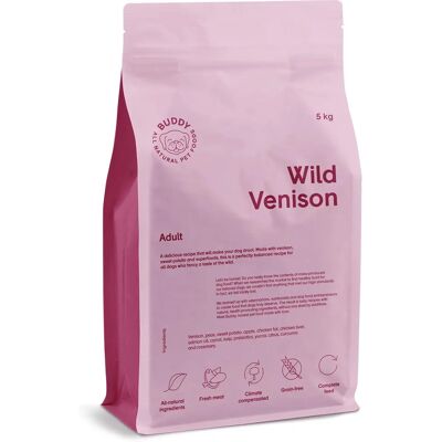 Buddy Vilt Hjort Hundemat - 2kg Buddy Vilt Hjort Hundemat - 2kg