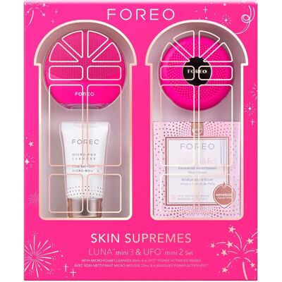 Foreo Skin Supremes (Luna mini + UFO + Glow Addict + FC 20 ml) Foreo Skin Supremes (Luna mini + UFO + Glow Addict + FC 20 ml)