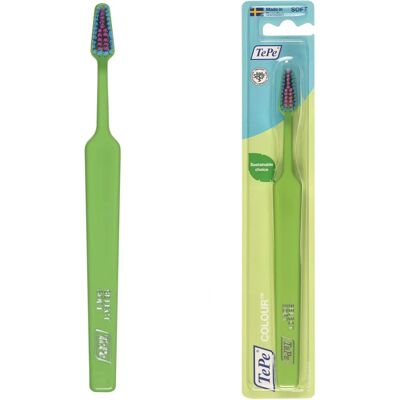 Brosse à Dents Verte Douce Tepe - Manche Ergonomique, Tête Triangulaire - Publicité Brosse à Dents Verte Douce Tepe - Manche Ergonomique, Tête Triangulaire - Publicité