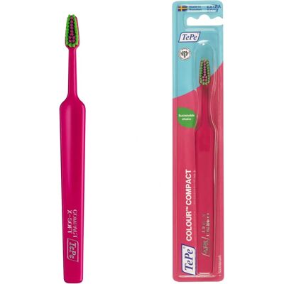 TePe Compact X-Soft Pink Toothbrush - Toothbrush TePe Compact X-Soft Pink Toothbrush - Toothbrush
