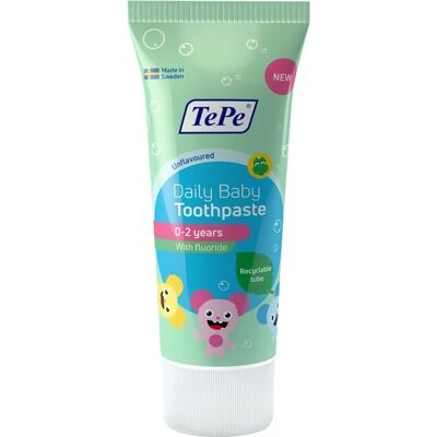 TePe Daily Baby - Dentifrice pour premiers dents - Publicité TePe Daily Baby - Dentifrice pour premiers dents - Publicité